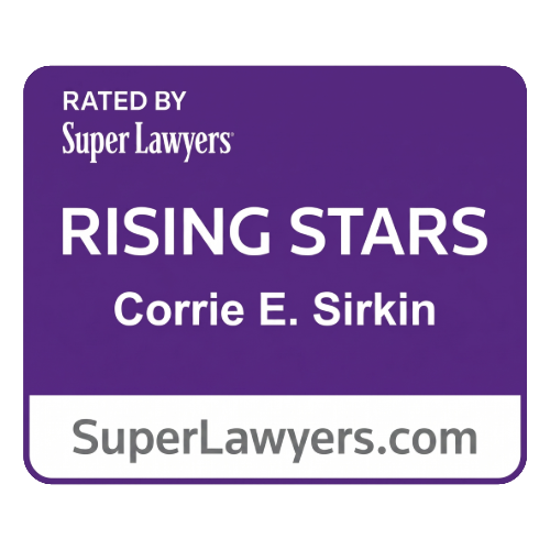 Super Lawyers Rising Stars, Corrie Sirkin